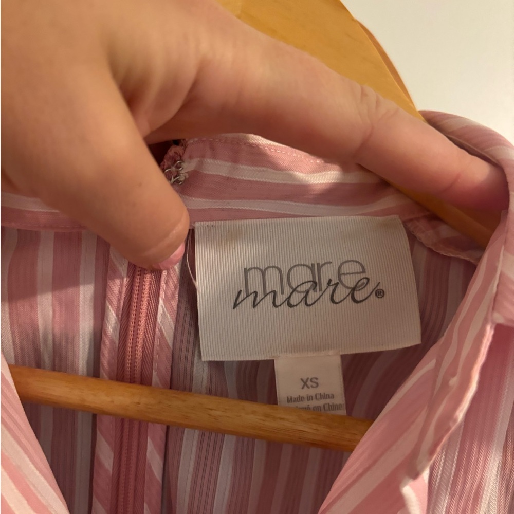 ANTHROPOLOGIE Mare Mare Layered Twofer Bubble Mini Shirt Dress Size XS - Picture 7 of 11